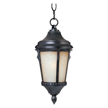 Maxim One Light Latte Glass Espresso Hanging Lantern 3018LTES